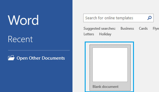 page blank when i scroll up or down in word for mac